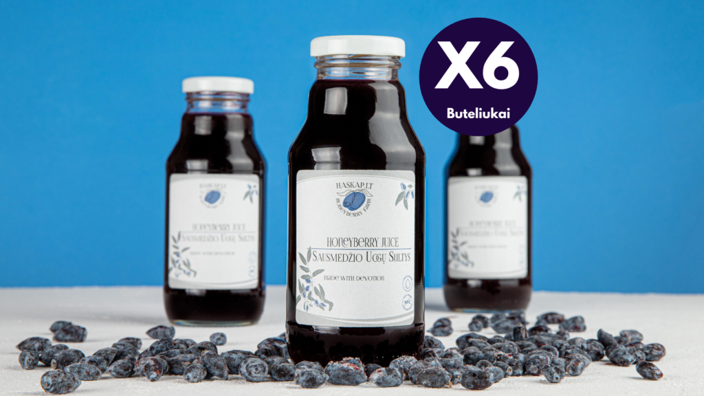 Sausmedžio uogų sulčių rinkinys (6x 330ml)